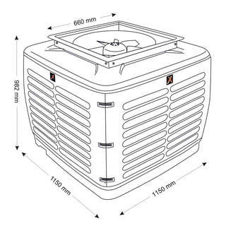 X3 e² Series Evaporative Air Cooler