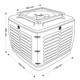 X3 e² Series Evaporative Air Cooler